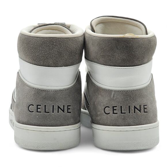 Celine CT-01 High Top Sneakers in White and Gray size 46 $890 - Picture 4 of 9